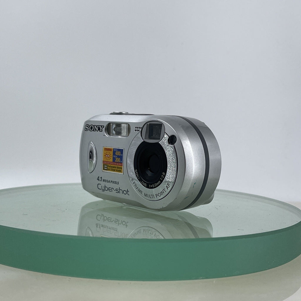 Sony Digital Camera Cybershot DSC-P43 4.1Megapixels Silver Tested #8382