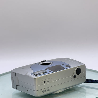 Boots 2000AF Autofocus 35mm Silver Film Camera with Case#TESTED#VGC#5686