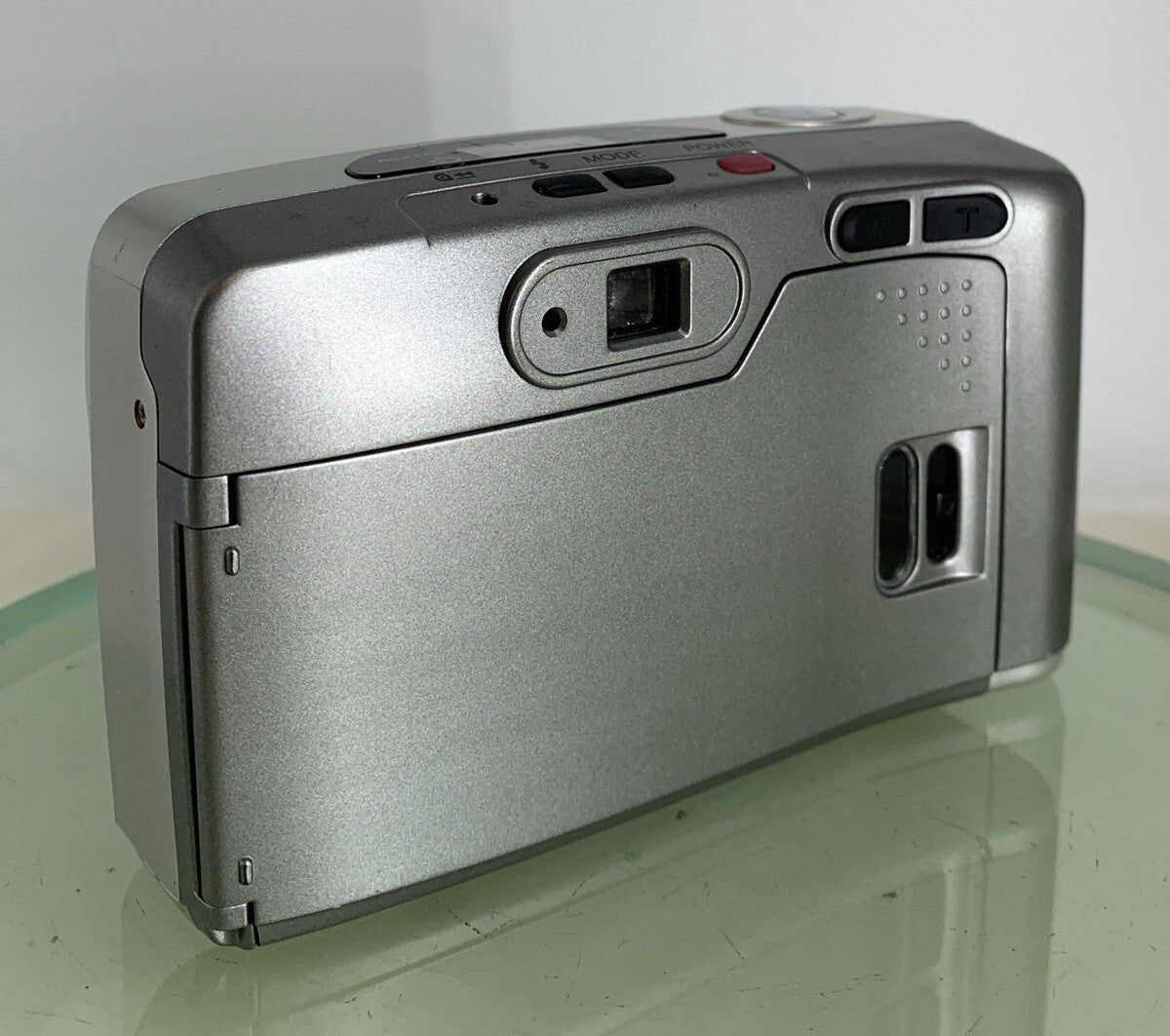 SAMSUNG FINO 800 35MM FILM CAMERA 38-80MM LENS SILVER CLEAN TESTED - 7654