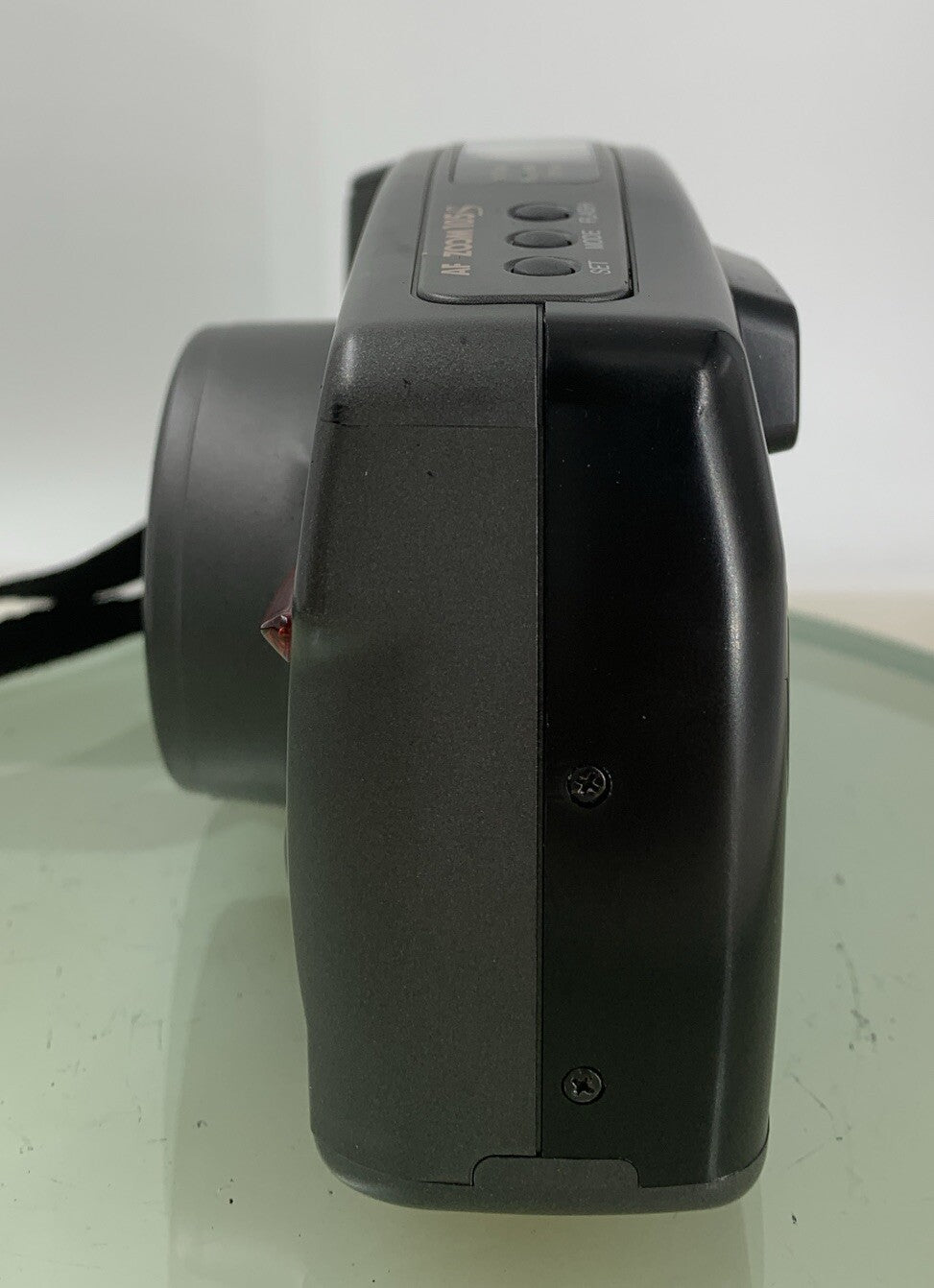 Samsung AF Zoom 105S 35mm POINT AND SHOOT FILM CAMERA SILVER+ COVER TESTED - 4473