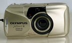 Olympus mju ii Zoom 80 35mm Ultra Compact Camera Beige All Weather  Working #811