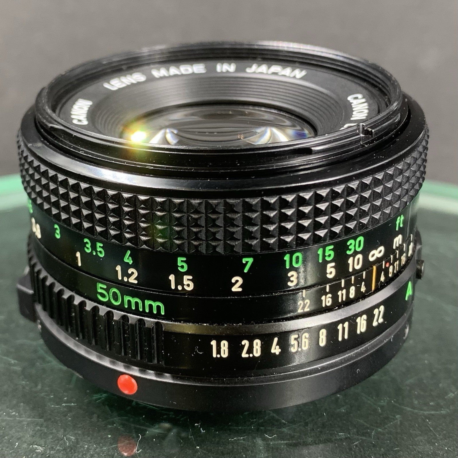 {SERVICED} Canon FD 50mm 1:1.8 Lens Mint & Clean3