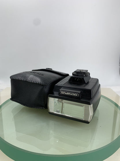 Olympus OM System ELECTRONIC T20 Flash Gun FOR CAMERA + COVER TESTED - 5990