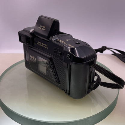 Konica Z Up 80 Super Zoom 35mm Film Point and Shoot Camera Black Tested #3875