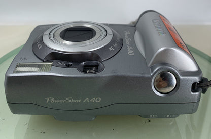 Canon PowerShot A40 2.0MP Compact Digital Camera with 128MB CARD TESTED - 2977