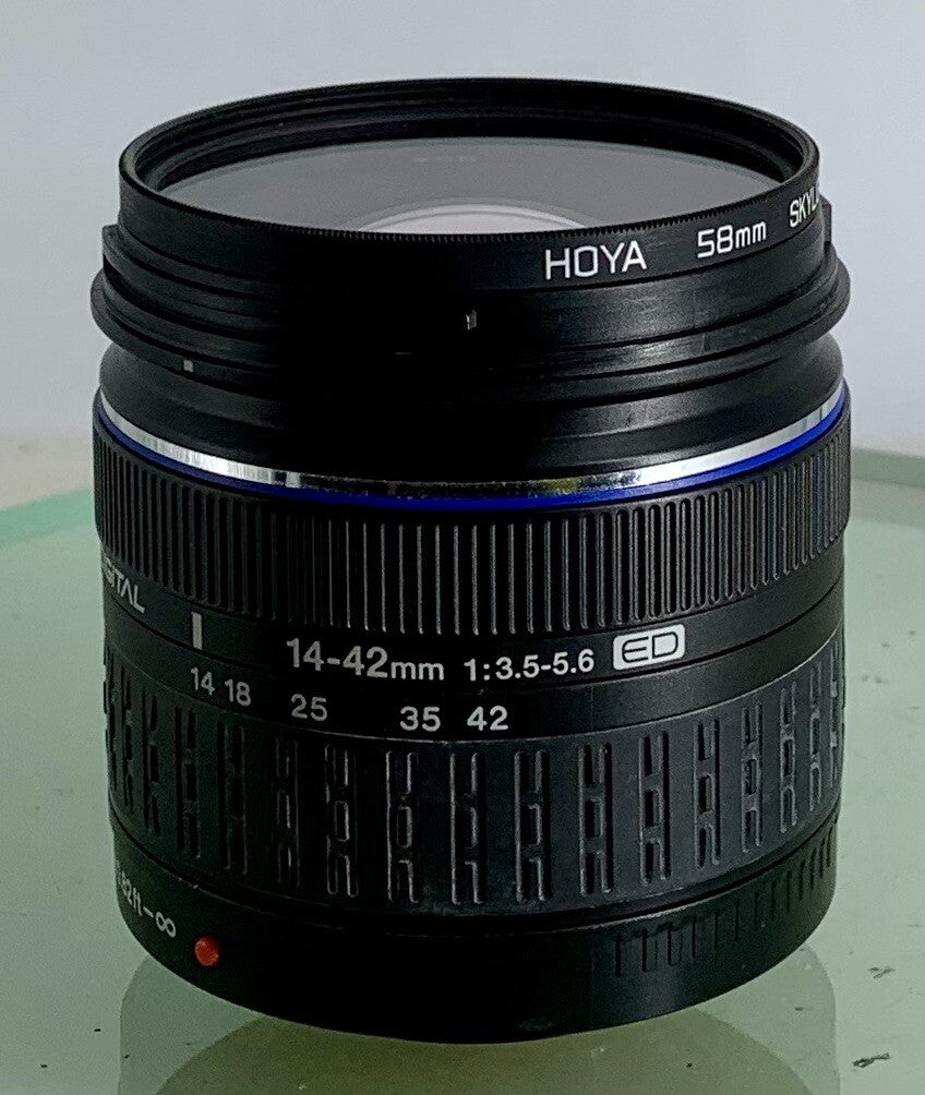 Olympus Zuiko Digital ED 14-42mm f3.5-5.6 Four Thirds Lens + Hoya Filter #3082