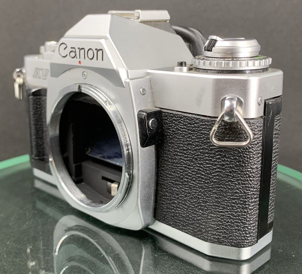CANON AV-1 35mm FILM SLR CAMERA BODY ONLY  IN WORKING ORDER #1015