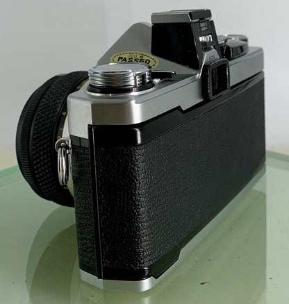 Olympus OM-1N MD 35mm Film SLR Manual Camera 50mm f/1.8 Zuiko Lens Fully Working5