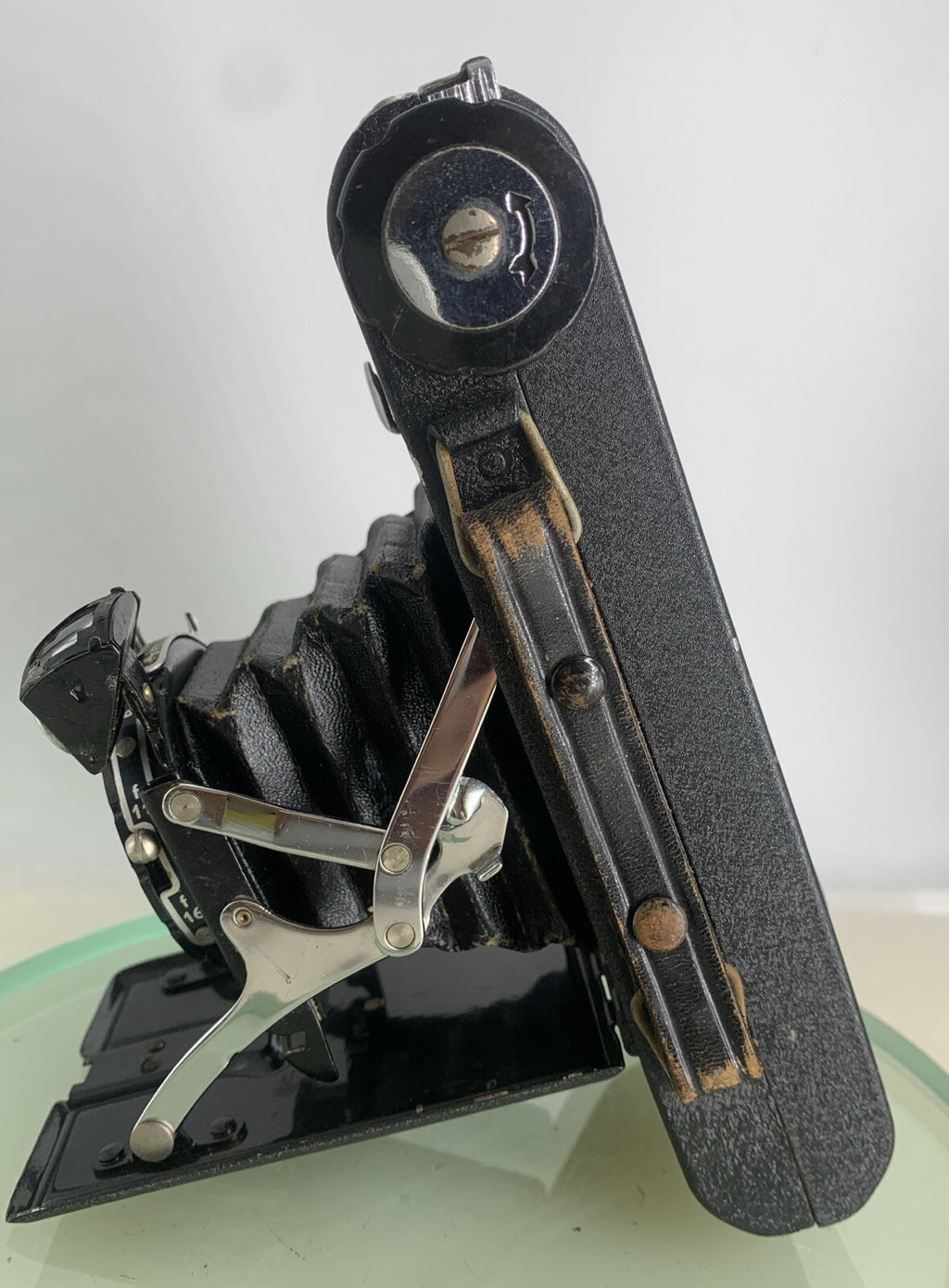 Kershaw Eight-20 Penguin Vintage 1940s Folding Film Camera BLACK TESTED - 8223