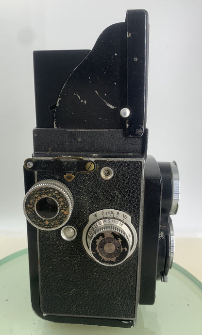 Rollei Rolleicord II 120 Film 6x6cm TLR Camera with Triotar  Lens + Case #3007