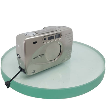 Rare Minolta Vectis 300, Stainless Steel APS Film Camera. FULLY TESTED #7030