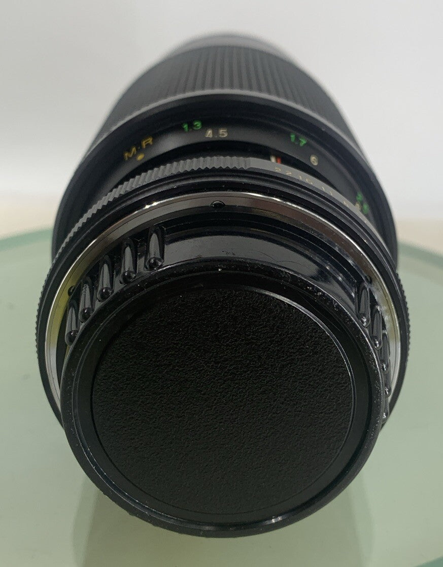 Vivitar 75-205mm Macro Focusing Zoom Lens BLACK PERFECTLY WORKING TESTED - 5376