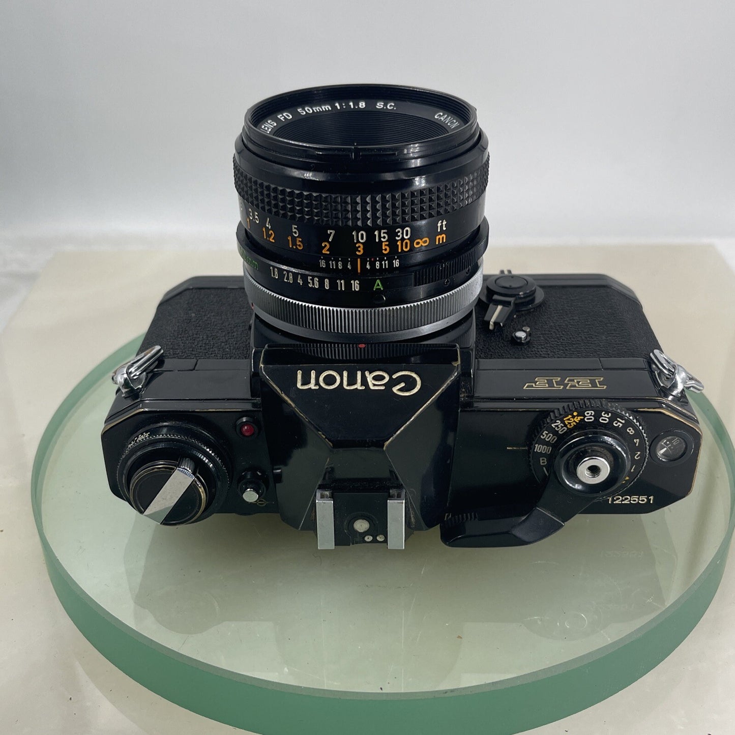 Canon EF SLR Film Camera with 50mm f1.8 lens S.C TESTED WORKS AS IT SHOULD  #4727