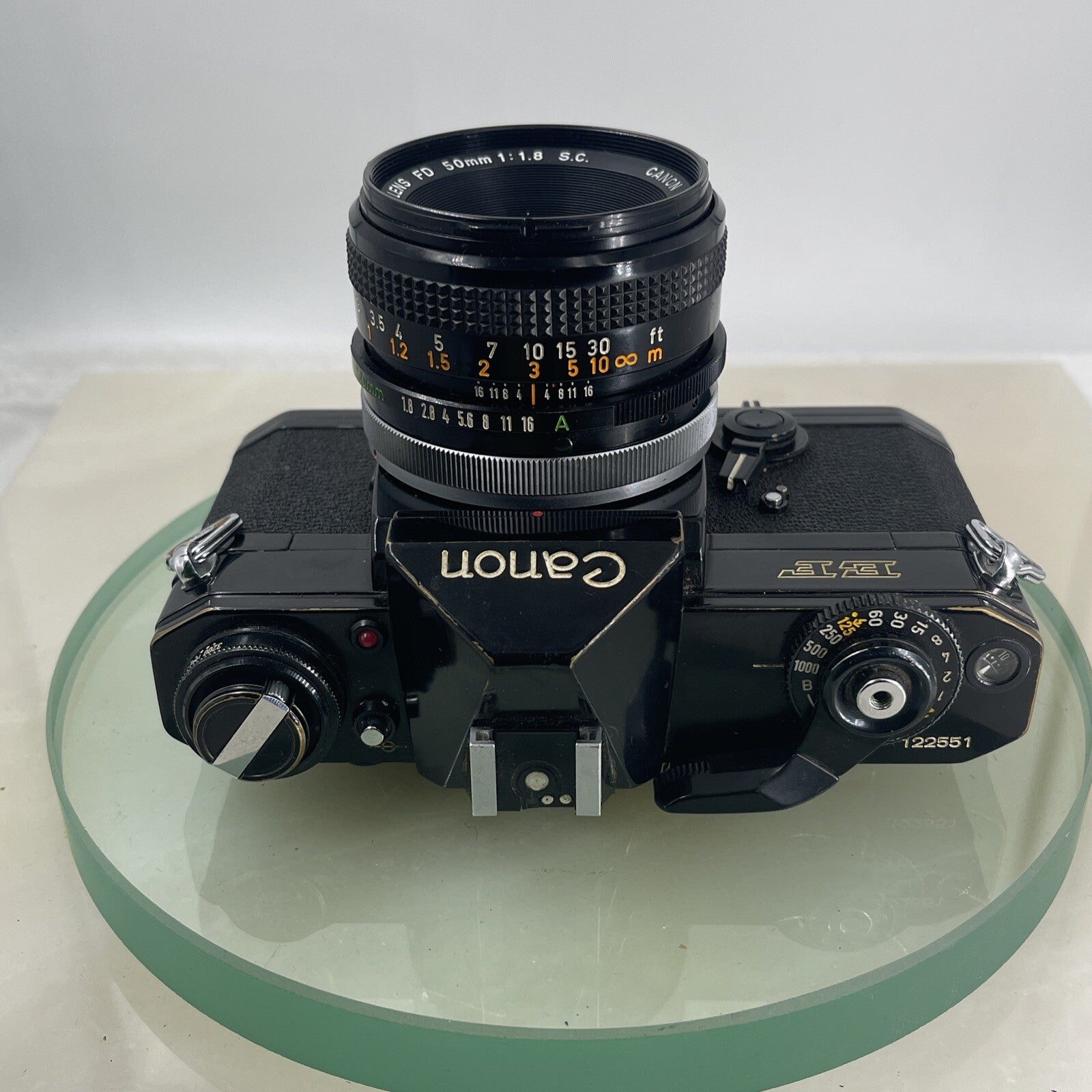 Canon EF SLR Film Camera with 50mm f1.8 lens S.C TESTED WORKS AS IT SHOULD  #4727