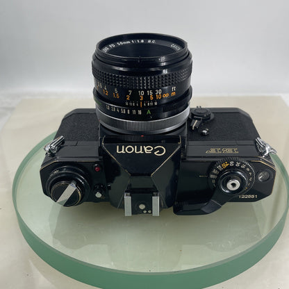 Canon EF SLR Film Camera with 50mm f1.8 lens S.C TESTED WORKS AS IT SHOULD  #4727