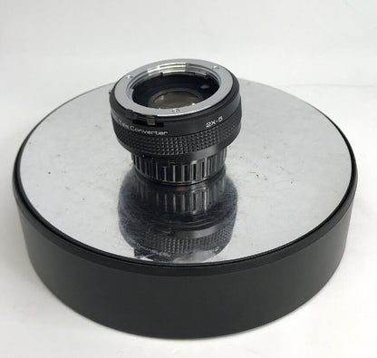 VIVITAR MC 2x-5 TELE CONVERTER comes front & Rear caps +case#T203