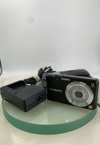 Panasonic LUMIX DMC-FS16 14MP Digital Camera+WIRE+CHARGER+COVER TESTED - 1750