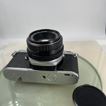 Pentax ME Super 35mm SLR Film camera + Pentax-M  50mm f2LENS  - TESTED  7479