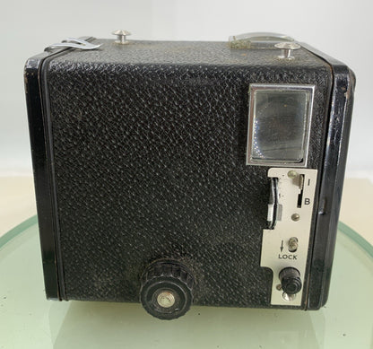 KODAK VINTAGE BROWNIE FLASH 3 CAMERA WITH COVER TESTED - 4677