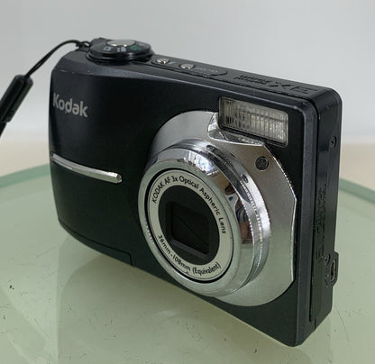Kodak EASYSHARE C613 6.0MP COMPACT DIGITAL CAMERA DARK GREY NO CARD TESTED - 6522