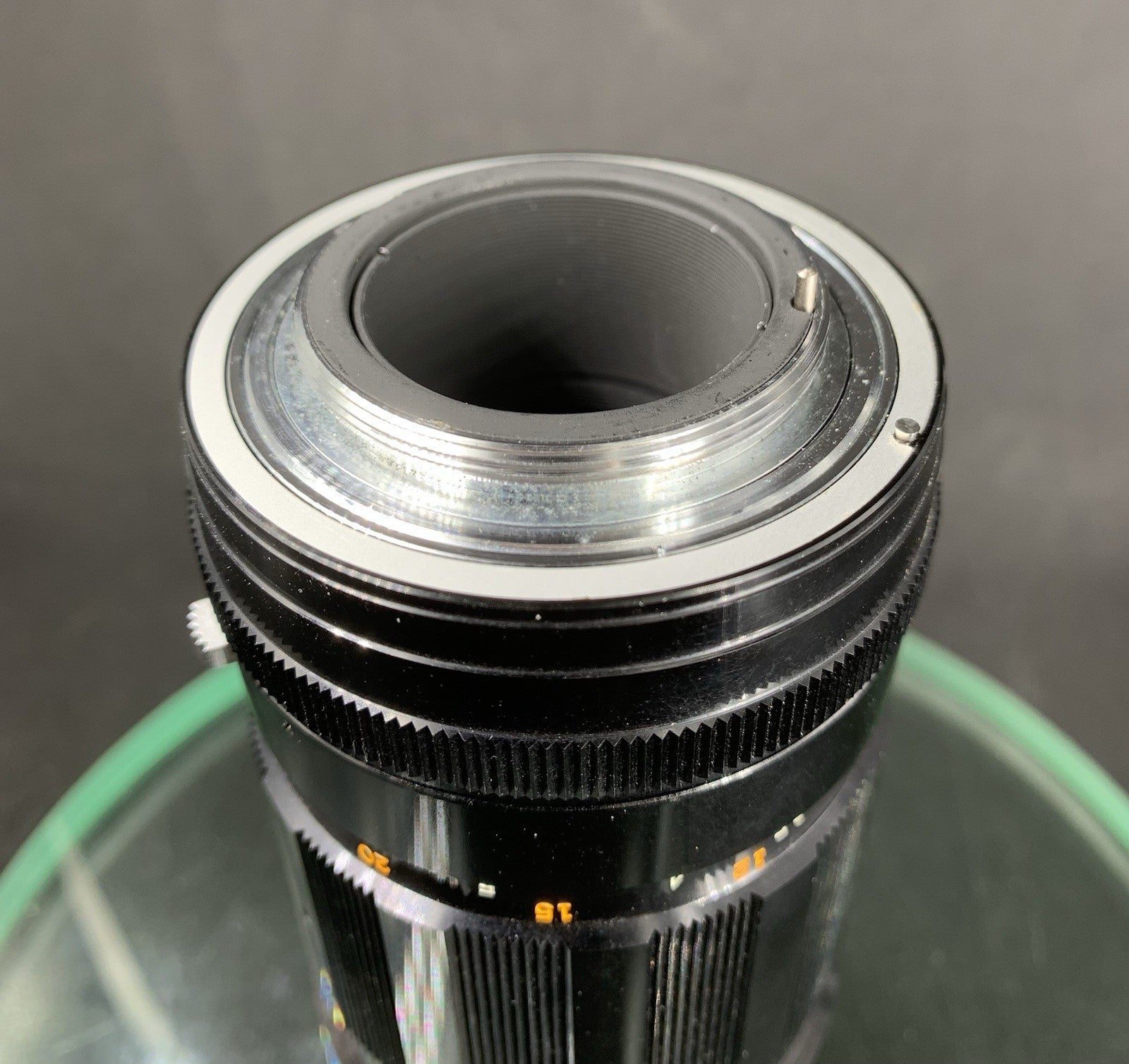 {SERVICED} OLYMPUS f/200mm 1:4 AUTO-T E.ZUIKO With Cap & Case#1545