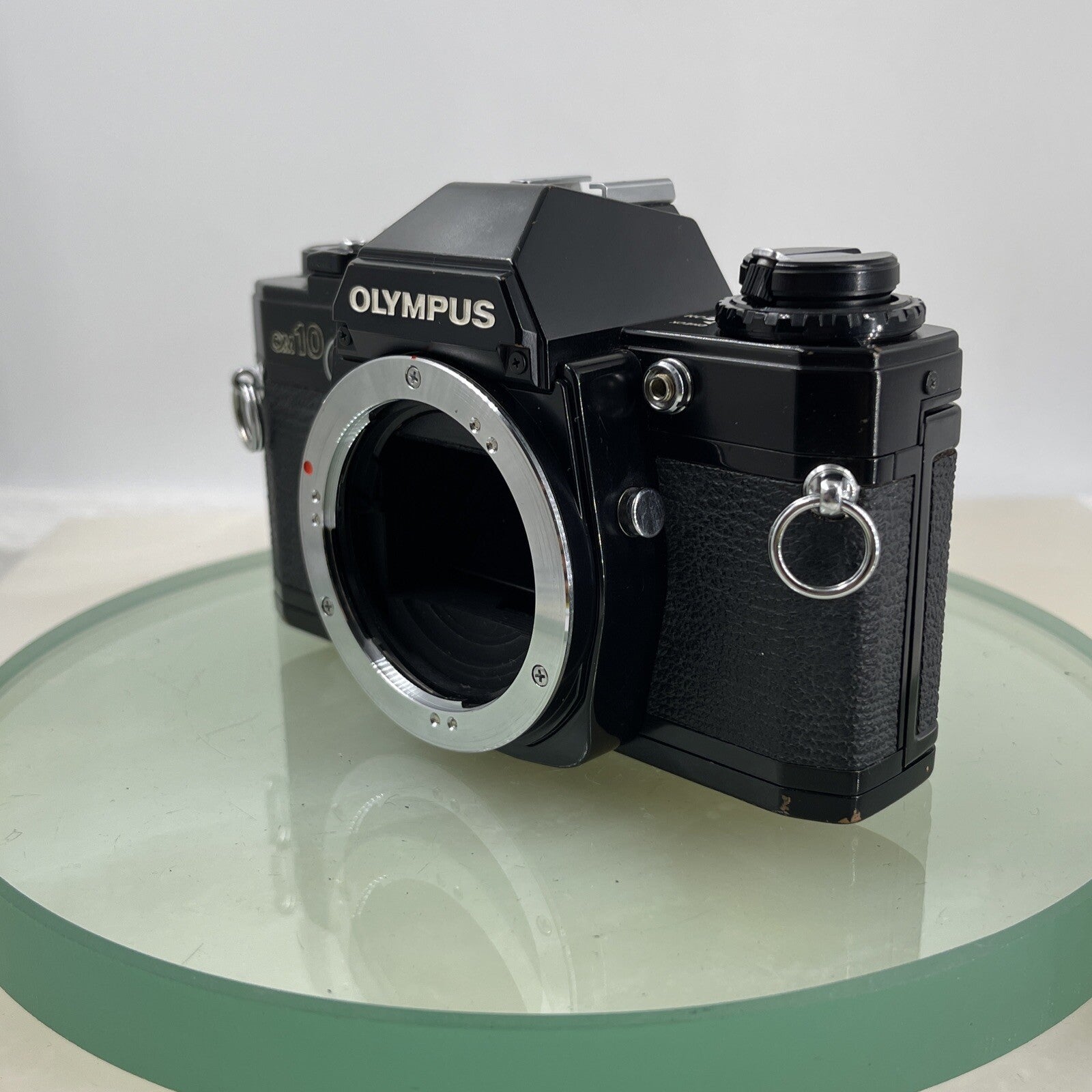 SERVICED OLYMPUS OM-10 BLACK + OLYMPUS OM 28MM F2.8 LENS 35MM SLR CAMERA #9173