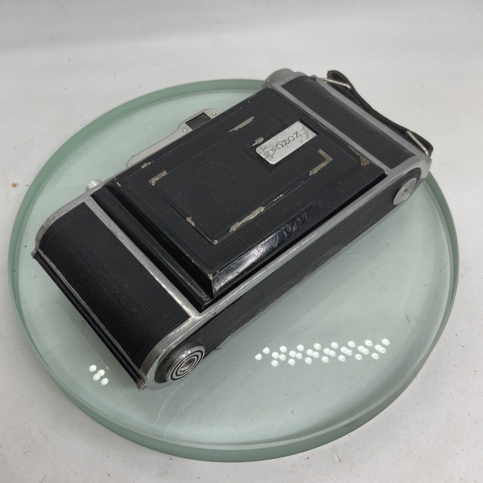 Braun Norca,c.1952  Medium Format Folding Camera STEINAR 1:3.8/105 V LENS N 2505