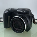 Olympus SP-500UZ COMPACT DIGITAL CAMERA BLACK - NO CHARGER - TESTED - 9842