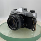 VINTAGE FUJICA ST605N SLR CAMERA WITH  FUJINON 55MM LENS+BOX TESTED. JAPAN #6284