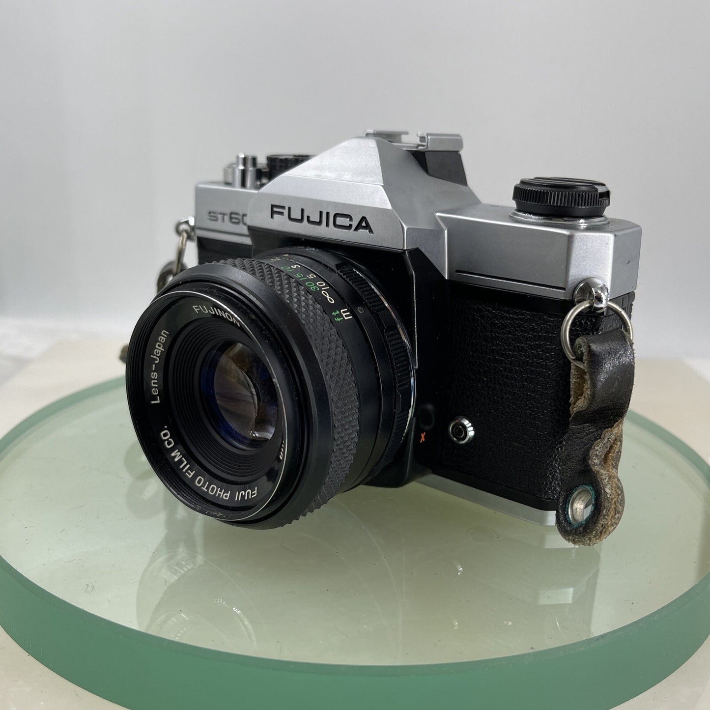 VINTAGE FUJICA ST605N SLR CAMERA WITH  FUJINON 55MM LENS+BOX TESTED. JAPAN #6284