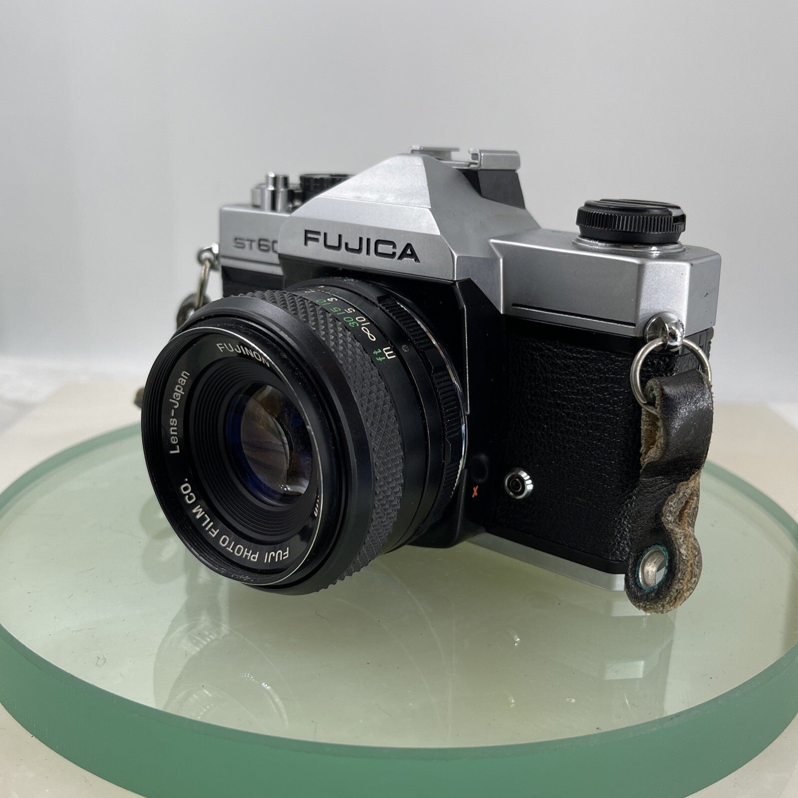 VINTAGE FUJICA ST605N SLR CAMERA WITH  FUJINON 55MM LENS+BOX TESTED. JAPAN #6284