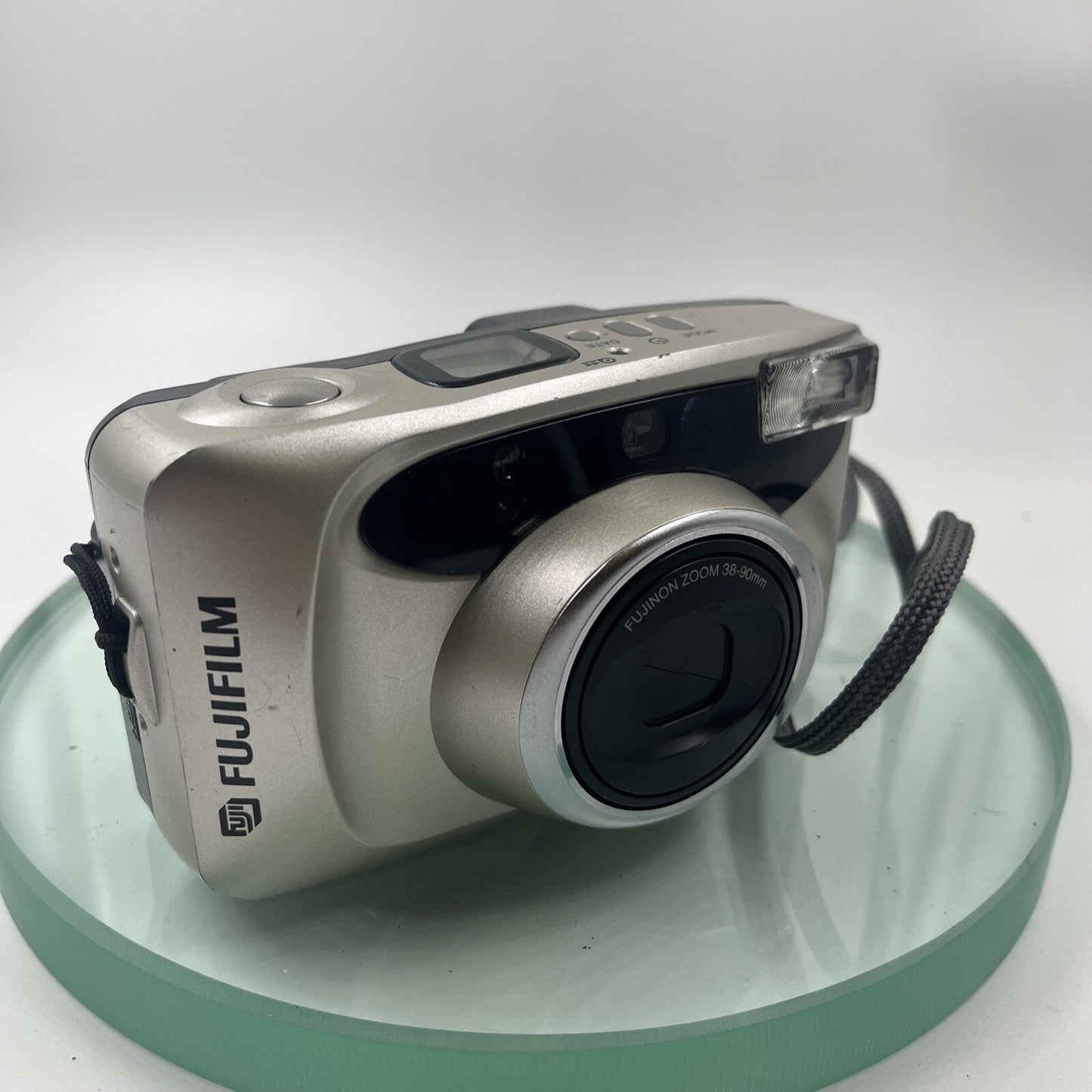 Fujifilm Zoom Date 90 Point And Shoot 35mm Film Camera Silver#TESTED # VGC# 4460