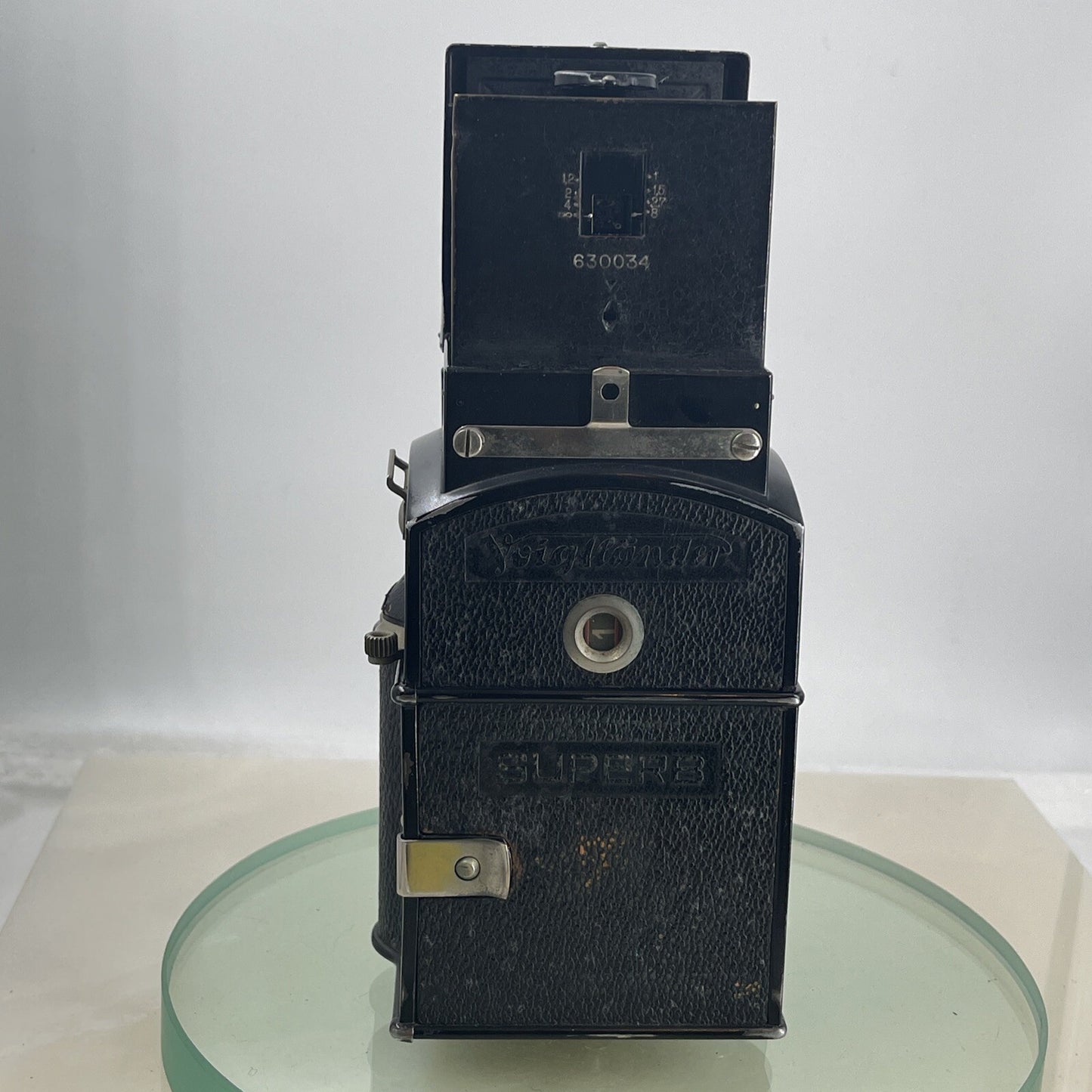 Collectible camera Voigtlander SUPER B 6 x 6.Skopar 3.5/75mm Lens 1934WORKS #4795