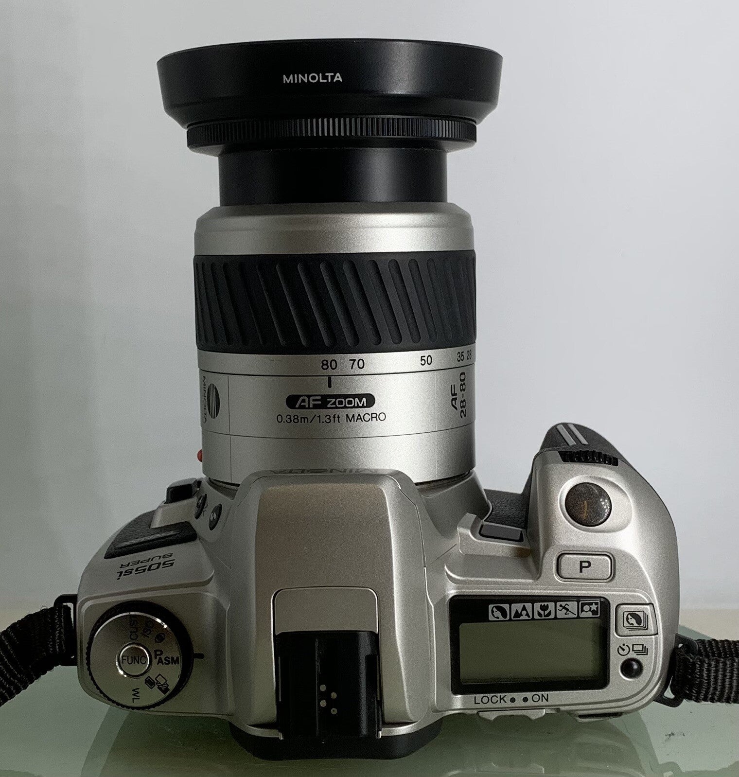 MINOLTA DYNAX 505si SUPER 35MM FILM SLR CAMERA & MINOLTA 28-80MM LENS+TESTED -119