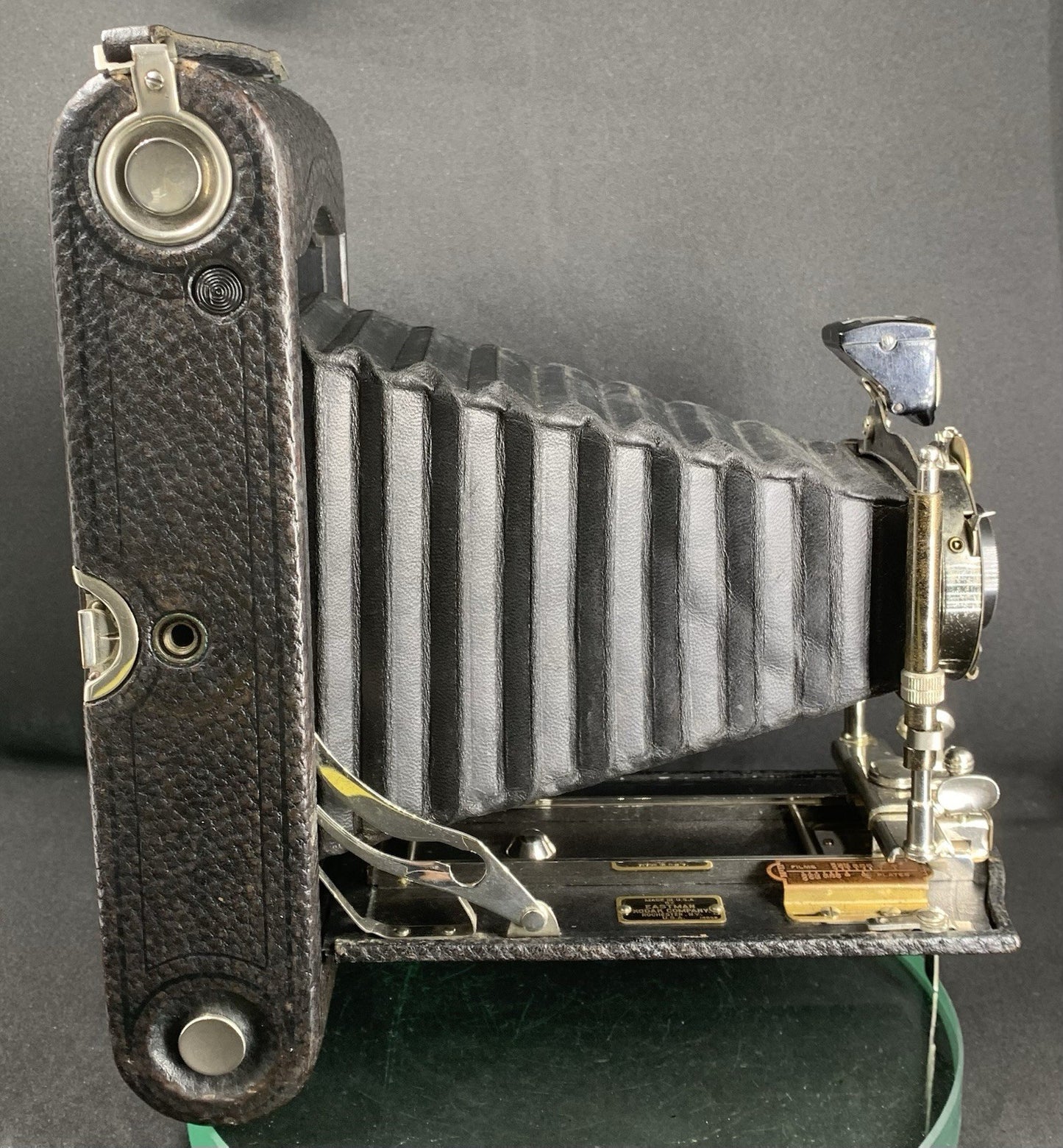 No.3-A Autographic Kodak Model C Antique 1910s Folding 122 Film Camera+BOX#3004