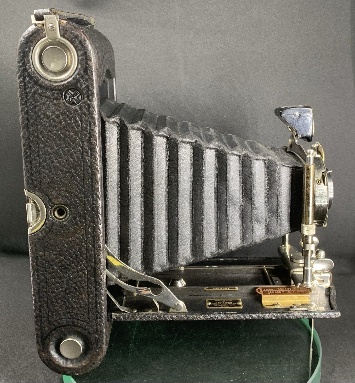 No.3-A Autographic Kodak Model C Antique 1910s Folding 122 Film Camera+BOX#3004