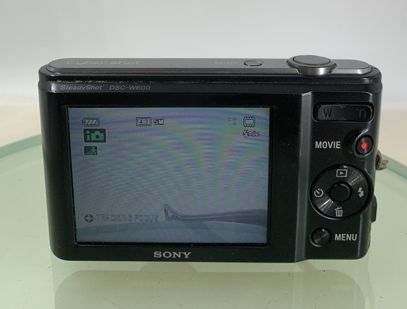 Sony CyberShot DSC-W800 Digital Camera 20.1MP Black + CHARGER +WIRE TESTED - 4665