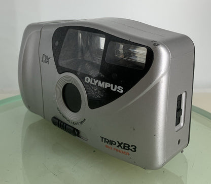 Olympus Trip XB3 Big Finder 35mm Film Point and Shoot Camera SILVER TESTED - 6022