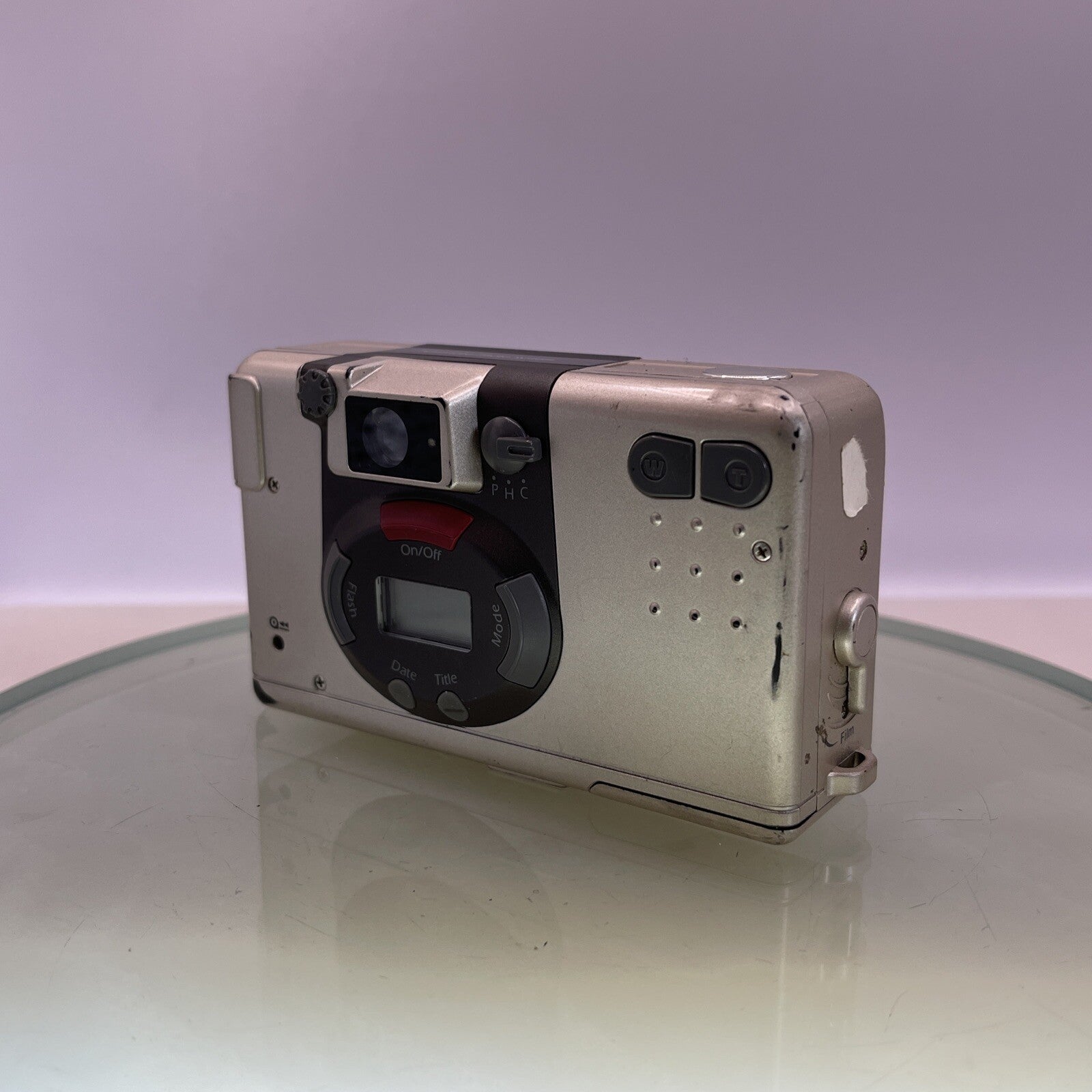 Samsung Rocas 300 Compact APS Film Camera Auto Macro 28-80mm 1:4.2-11 TESTED#3614