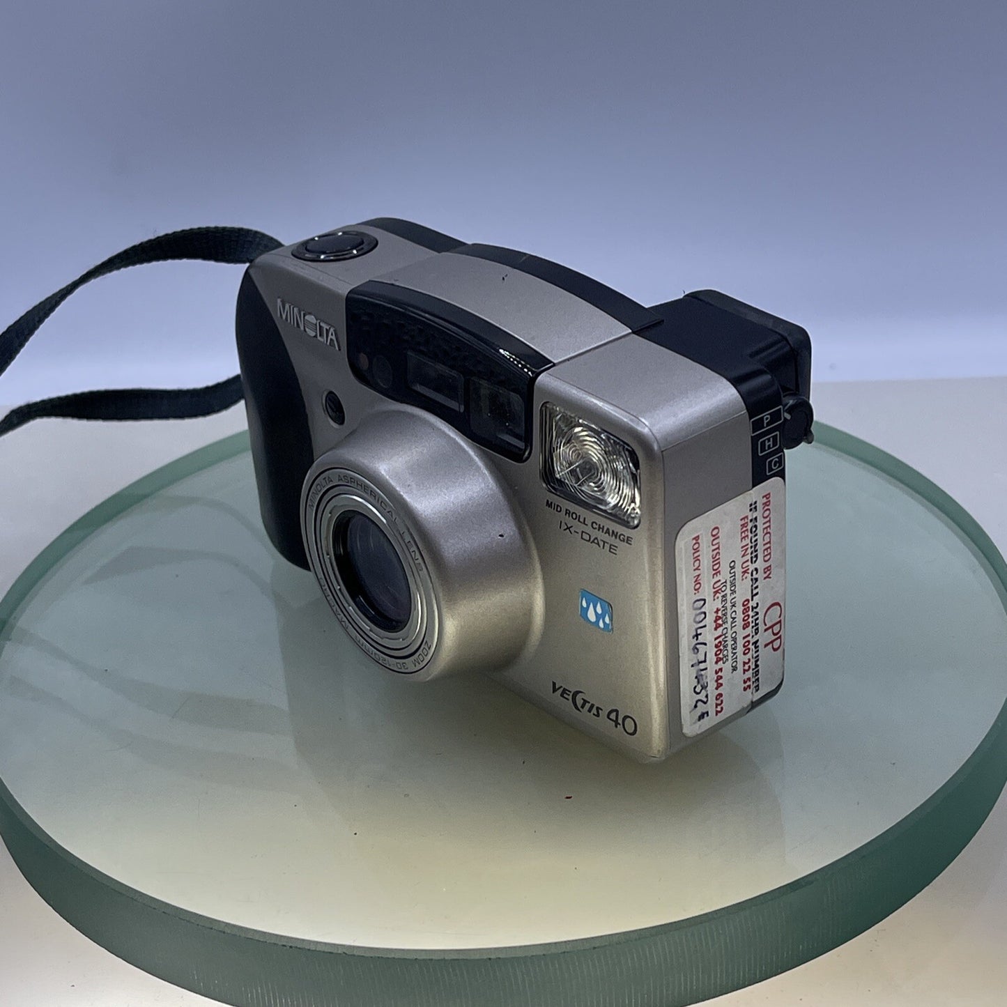 Minolta Vectis 40 35mm APS Auto Focus Compact Zoom Camera TESTED #4893