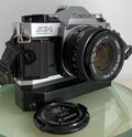 Canon AE-1 Program 35mm SLR Film Manual Camera + Canon 50mm F/1.8 FD Lens+Winder0