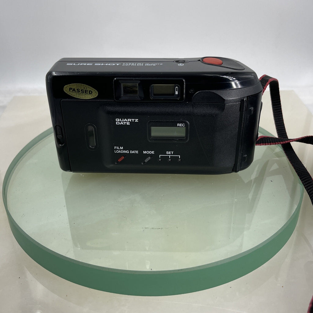 Canon Sure Shot Supreme Quartz Date 35mm Point & Shoot Camera Exc Working N MINT4