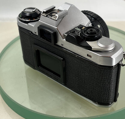 Pentax ME Super 35mm SLR Film camera + Pentax-M  50mm f2 LENS  - TESTED  8967