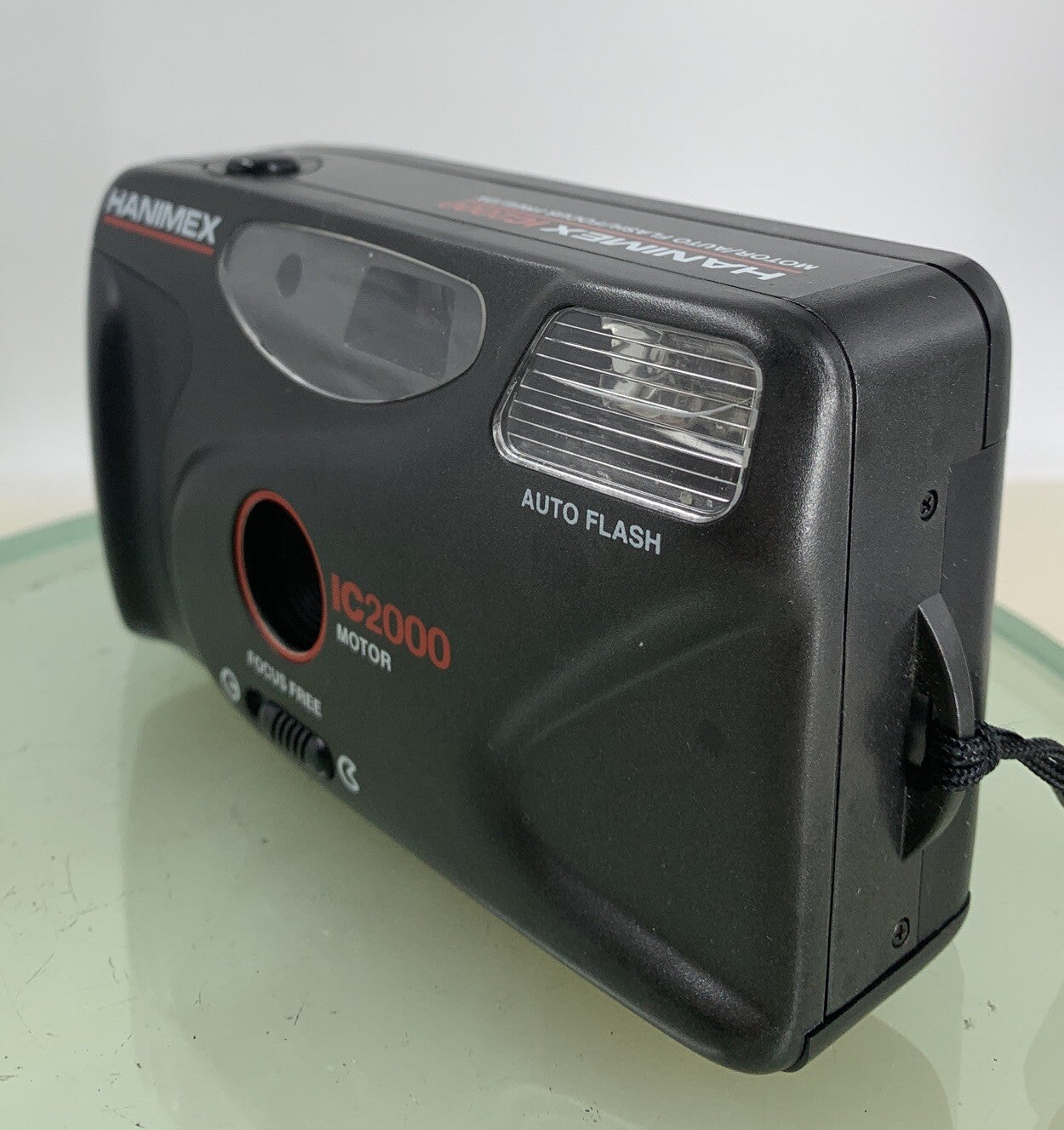Hanimex IC2000 Pentax POINT AND SHOOT FILM CAMERA BLACK WITH COVER- TESTED- 2842