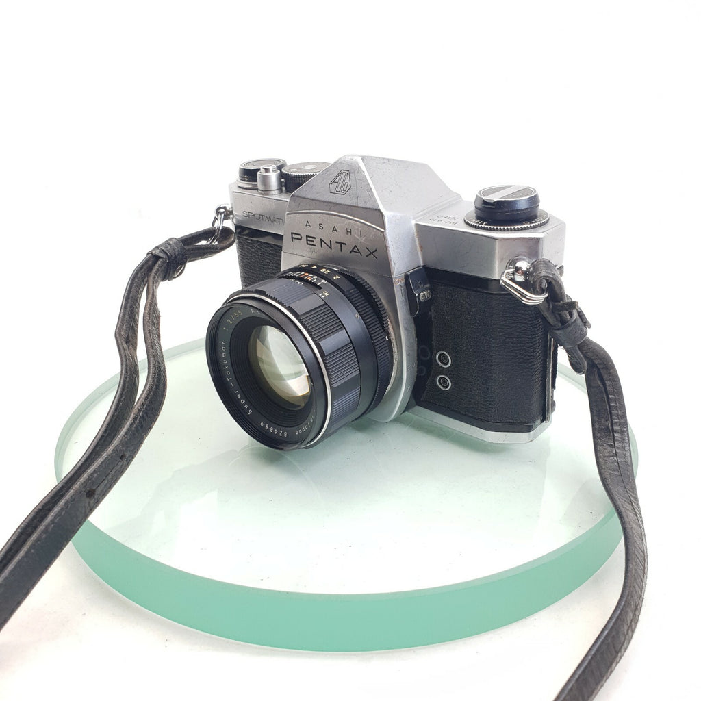 Asahi Pentax Spotmatic SP with SMC Takumar 2/55mm M42+CASE+Just Serviced #6972