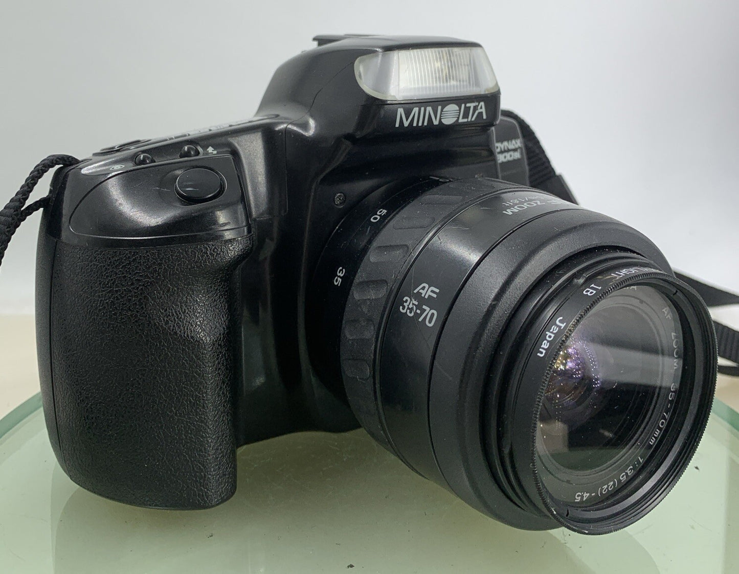 Minolta Dynax 300 SI SLR FILM CAMERA + 35-70mm Lens BLACK COLOR TESTED - 6100