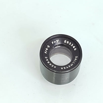 Dallmeyer Serrac f4.5 3 inch Lens. ENLARGING LENS EXCELLENT CONDITION  S:2933461