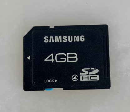 SAMSUNG 4GB SDHC Class 4 SD Memory Card #760