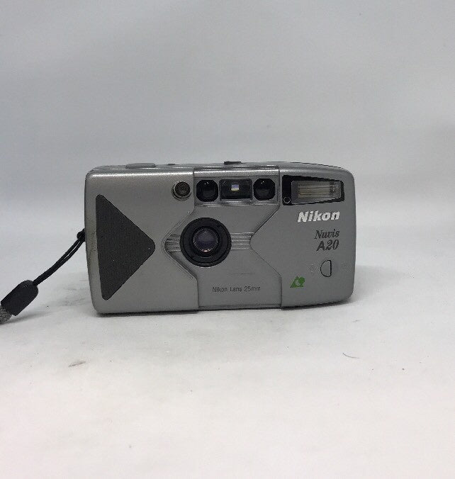 NIKON NUVIS A20 APS FILM CAMERA~PANORAMA~25MM LENS + CASE TESTED1