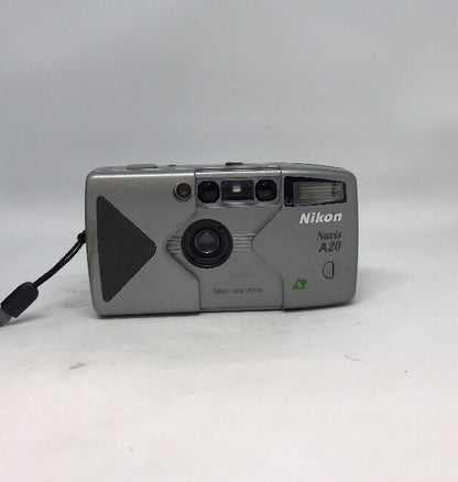 NIKON NUVIS A20 APS FILM CAMERA~PANORAMA~25MM LENS + CASE TESTED1